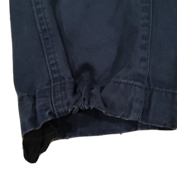 G Star Raw Pants Mens Tapered Leg Navy Drawstring Ankle Articulated Knee 36/34 - Picture 7 of 15